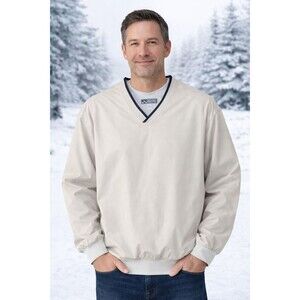 Storm Creek Pullover Men's Size 2XLT Golf Jacket Vented NWT Khaki